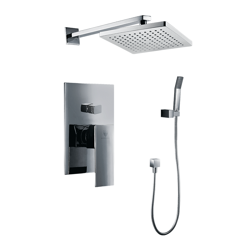 Messina Wall Mount Bathroom Rain Shower Set